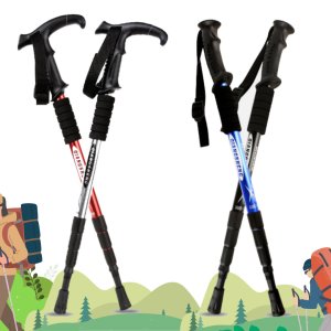 등산용스틱 접이식등산스틱 다기능 초경량 추천