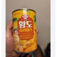 롯데 델가 황도슬라이스 410g 그리스산 지중해 7개