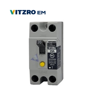 비츠로이엠 VLP 32Mha 20A 분전반용 누전차단기