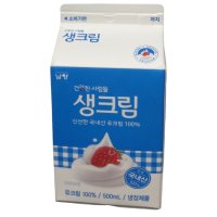 남양 생크림 500ml 1개 국내산 유크림 100%