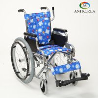 Advnace 105 아동용 아동병원 환자용 접이식 수동 휠체어 33cm 에이엔아이 코리아