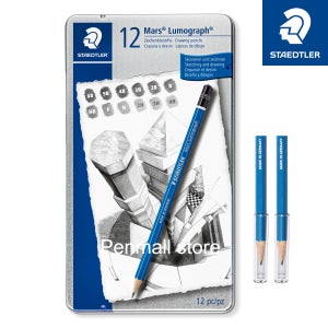 스테들러 연필 루모그라프 100 드로잉 미술 화방 연필 12본세트