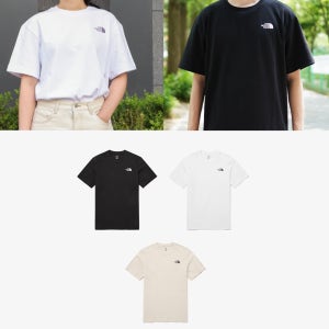 노스페이스 반팔 반팔티 루즈핏 코튼 베이직 반팔 오버핏