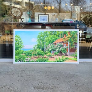 정원에서 - 요한 크로우덴 대형 유화그림 거실액자 명화 풍경화