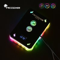 (해외배송)FREEZEMOD AMD-XPM / 프리즈모드 2023년 신형 온도계 일체형 5V A-RGB CPU WATER BLOCK / 0.4mm 마이크로 미세수로 / 컨트롤러포함