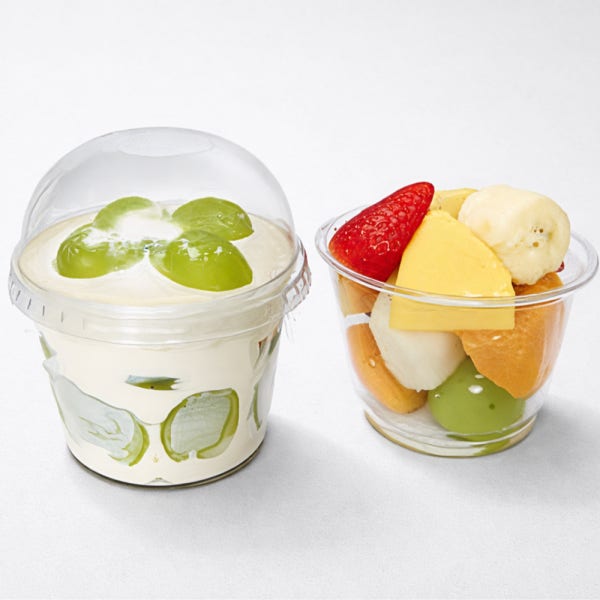 컵과일 디저트 92파이 280ml(9온스) 50개 보틀 케이크 떡 빙수 티라미수 용기 포장