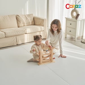 [방문설치] 카라즈 항균 한판 층간소음매트 거실 대형 아기 유아 폴더매트 20평형 연그레이