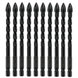 만능 드릴 비트 6.5mm 10개입 4날 멀티 콘크리트 타일 유리 철 대리석 임팩 기리