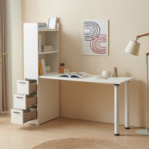 베키 고등 학생 서랍 책장 공부 책상 세트