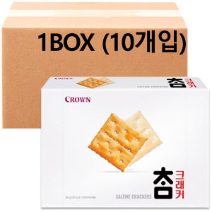 크라운 참 크래커 280gX10개 1박스