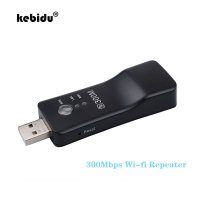 [네트워크카드] Kebidu 범용 무선 TV 네트워크 와이파이 어댑터 WPS 300Mbps 리피터 RJ-45 케이블 삼성 호환 LG 소니 HDTV