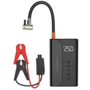 차량용 타이어 공기주입기 오토코스 점프스타터 4in1 점프선