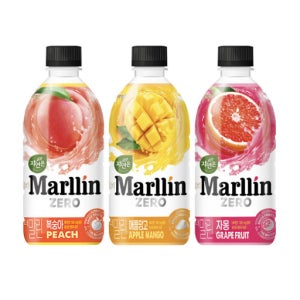 웅진 자연은 더말린 제로 복숭아 자몽 애플망고 500ml x 20개