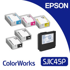 [EPSON] 엡손컬러웍스잉크 SJIC45P 컬러라벨프린터 CW-C4040 전용 폐잉크박스