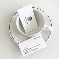 QR 큐알 코드 명함 네일샵 카페 미용실 명함 부동산 회사 꽃가게 명암 독특한 재인쇄