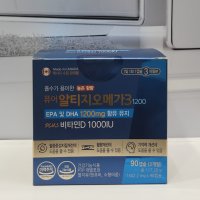 온누리 퓨어 알티지 오메가3 1200mg 플러스 비타민D 1000IU 90캡슐