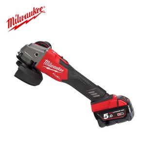 밀워키 충전 앵글그라인더 M18 FSAGV125XB-502X 125mm 그라인다 속도조절 브레이킹 배터리 충전기 케이스포함 M18CAG125X 대체품