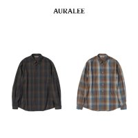 오라리 23SS 남성 SUPER LIGHT WOOL CHECK SHIRT 체크 셔츠 2컬러