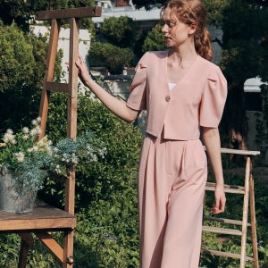 [제로스트릿][3컬러] [세트] 퍼프 자켓 & 팬츠 [SET-UP] PUFF JACKET & PANTS