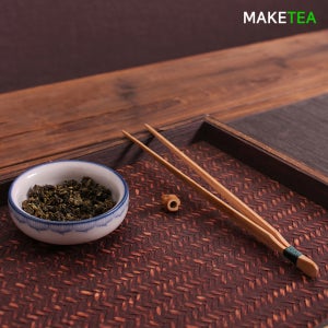 핸드메이드 대나무 차집게 찻잔 찻잎 잔집게 보이차 다하 차시 차침 차칙 다구 차도구