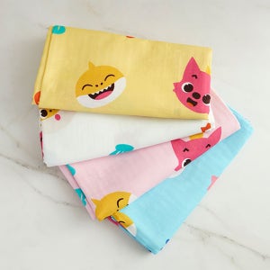 아기상어 핑크퐁 라이트 거즈 블랭킷 아기담요 무릎담요 95x120