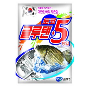 토코 떡밥 글루텐5 민물 붕어 향어 낚시 국산 집어제 첨가제