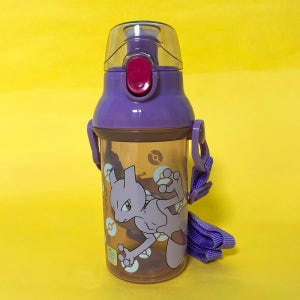 포켓몬 뮤츠 원터치 미니물통 어깨끈물통 어린이집 유치원 초등 남아 물병 등원 입학 준비물