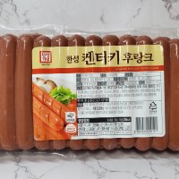 한성 켄터키후랑크(프랑크) 후랑크소시지 1kg 업소용(대용량) 핫도그 부대찌개 소시지