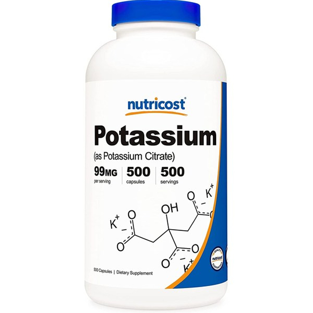 뉴트리코스트 <b>포타슘 시트레이트 99MG</b> 500캡슐