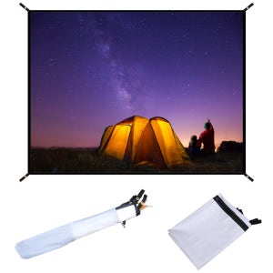마운트뷰 70인치 스크린 휴대용 아웃도어 캠핑 빔스크린 접이식 이동식