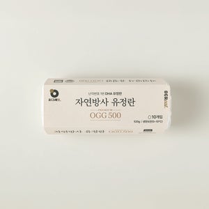 난각번호1번 오그레잇 자연방사 유정란 무항생제 DHA 신선계란 대란이상 10구, 2개