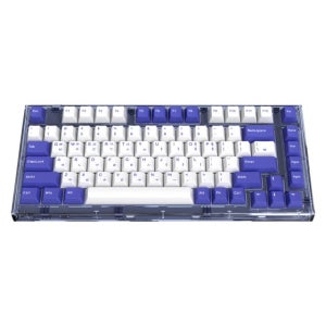 앱코 AG75 가스켓 마운트 RGB 교체축 기계식 키보드 퍼플 블루, 갈축