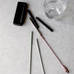 국산실리콘빨대솔 브러쉬 빨대 세척솔