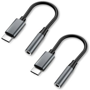 구스페리 C타입 3.5mm 이어폰 변환젠더 2개 14cm