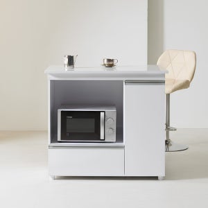 홈스빌 셀리 도어형 홈바 900 아일랜드식탁 렌지대 조리대 (대리석상판추가)