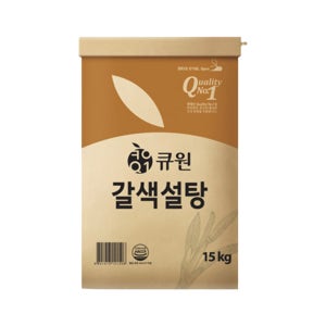 큐원 갈색설탕 황설탕 15kg