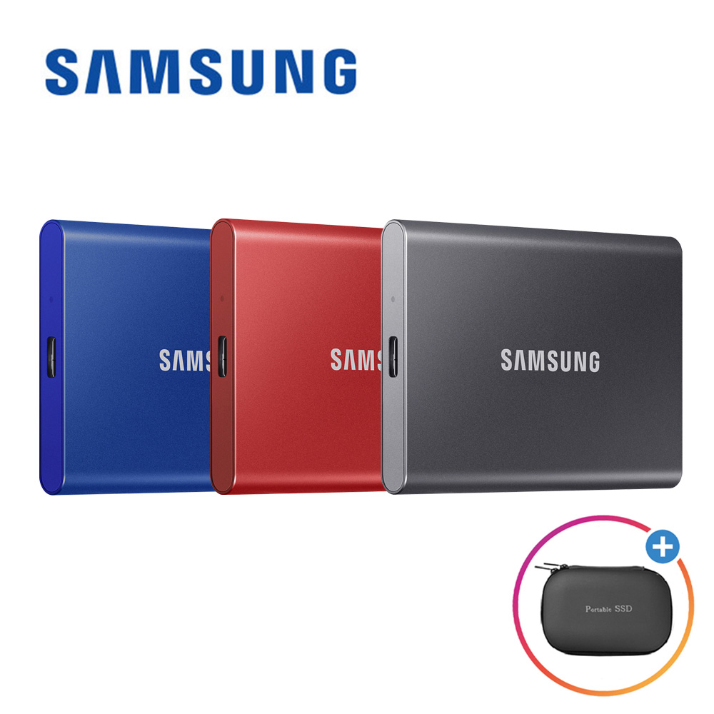 삼성전자 삼성 포터블 T7 2TB Gen2 USB3.2 C타입 SSD외장하드 정품+파우치