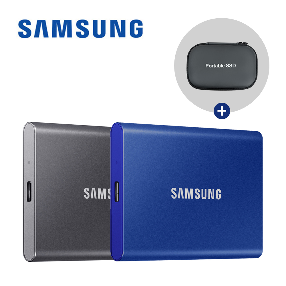 삼성전자 삼성 포터블 T7 2TB Gen2 USB3.2 C타입 SSD외장하드+파우치
