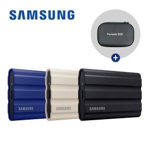 삼성전자 삼성 포터블 T7 Shield 실드 외장SSD 1테라 1TB Gen2 USB3.2 C타입 정품+파우치