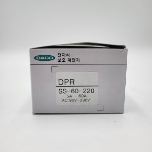 EOCR 과전류 보호 계전기 관통형 SS-60-220 2H 5~60A 대륙 DACO