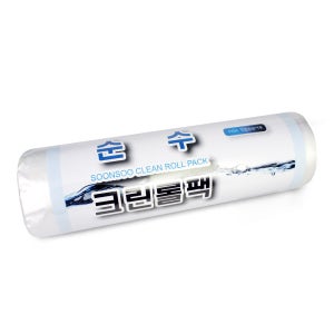 비츄인 순수 크린롤팩 업소 주방 대용량 비닐 위생팩 일회용 롤비닐봉투 중(30x40cm), 500매, 1개