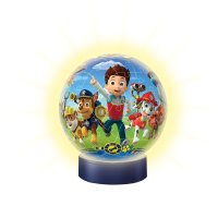 Paw Patrol 퍼피구조대 3D 입체 야간 조명 직소퍼즐 퍼즐볼 72피스