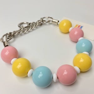 리또리 캔디 반초크체인 마카롱 중·대형견 핸드메이드