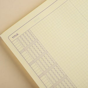 애니캐넌 50문항 5지선다+오답노트 omr 노트패드 떡메모지 양면 100문항 수학