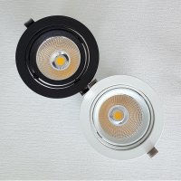 LED COB 파브 4인치 매입등 매입조명 (20W 블랙 화이트 필립스)