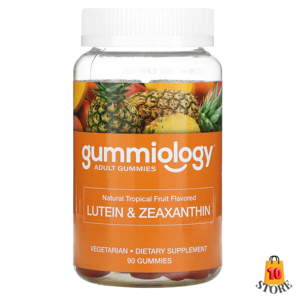<b>Gummiology</b> 루테인 <b>지아잔틴</b> 열대과일맛 젤리 90알