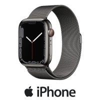 Apple 애플 워치 7 셀룰러 45mm 실버 스테인리스 스틸