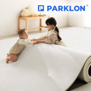 파크론 2.2cm 층간소음매트 유아 거실 놀이방 PVC 롤매트 러그아이보리 50x100