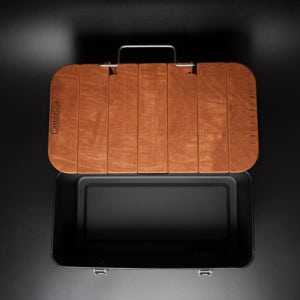 커프닉 GEAR1 우드상판 블랙 런치박스용 우드상판