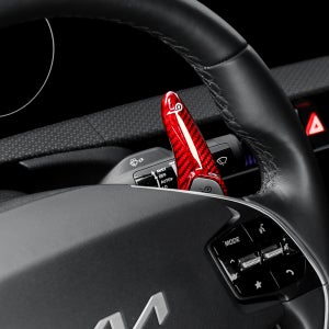 디 올뉴 니로 EV 튜닝 용품 리얼카본 패들쉬프트 몰딩